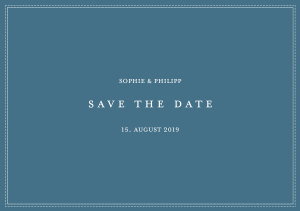 Daphnis und Chloe - Save The Date