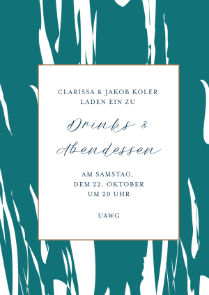 Drinks und Abendessen