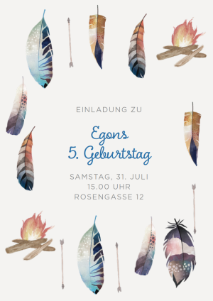 Indianerparty Jungen