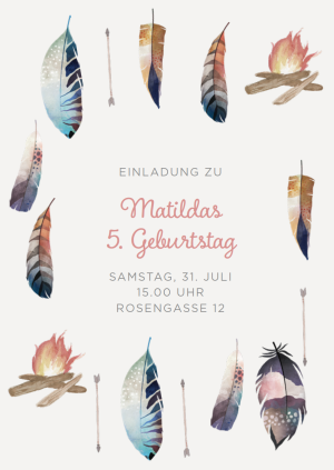 Indianerparty Mädchen