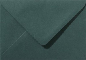 Briefumschlag Dunkelgrün