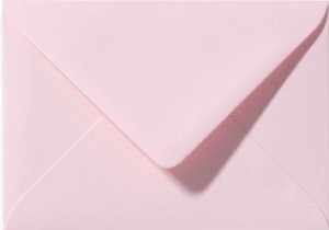 Briefumschlag Hellrosa