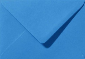 Briefumschlag Königsblau