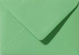Briefumschlag Wiesengrün