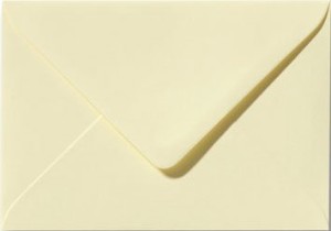 Briefumschlag Zartgelb